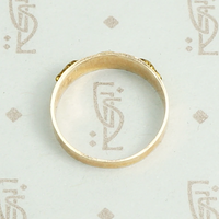 Signed Otsby and Barton Signet Pinky Ring