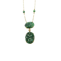 Beautiful Carved Jade Necklace