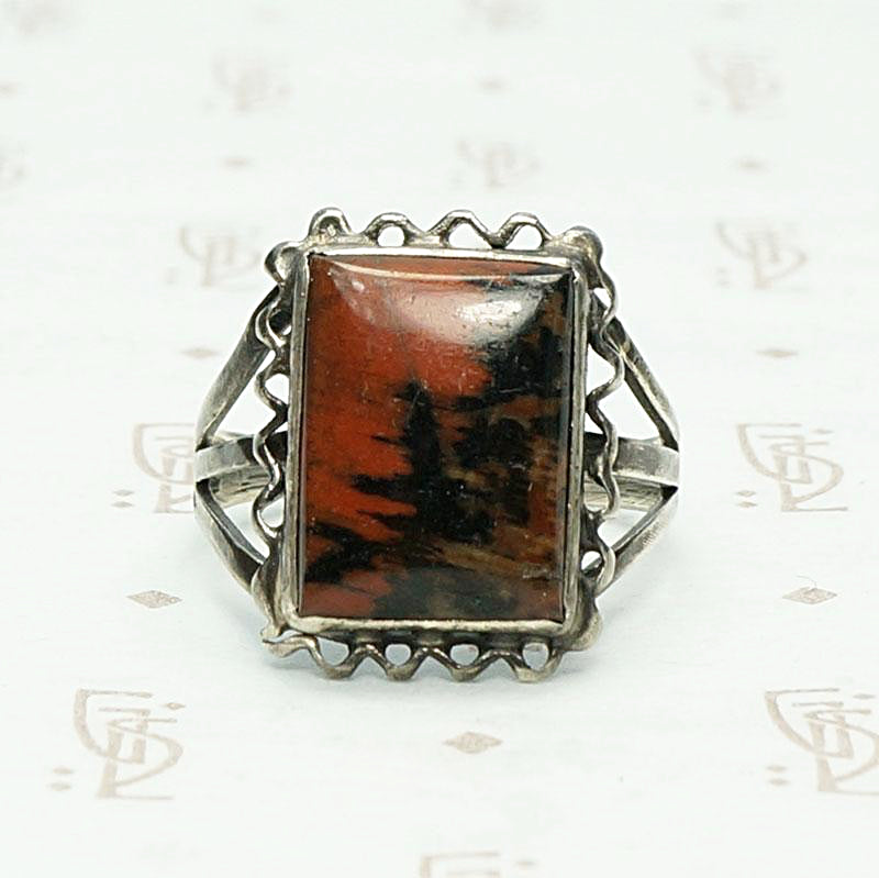 SW American Jasper & Terra Cotta Ring