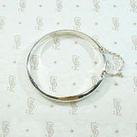Child's Hinged Sterling Silver Bangle Bracelet