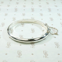Child's Hinged Sterling Silver Bangle Bracelet