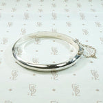 Child's Hinged Sterling Silver Bangle Bracelet