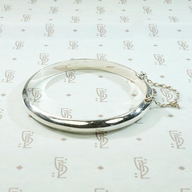 Child's Hinged Sterling Silver Bangle Bracelet
