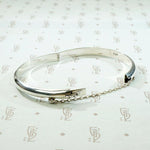 Child's Hinged Sterling Silver Bangle Bracelet