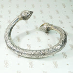 Pair of Silver Plate Lotus Bud Cuffs