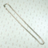 Italian 18" Sterling Flattened Curb Chain Necklace