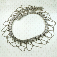 Ornate Bedouin Belt in Silver with Swags & Bells