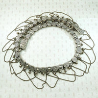 Ornate Bedouin Belt in Silver with Swags & Bells