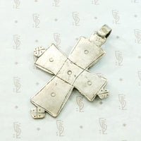 Engraved Silver Vintage Coptic Cross