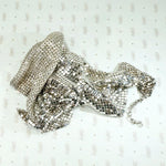 Dazzling Disco Mesh Bib Necklace