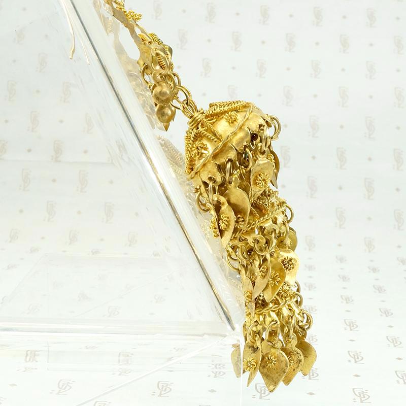 Absolutely Fabulous Golden Shoulder Duster Earrings