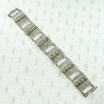 Bohemian Sterling Filigree Panel Bracelet