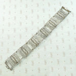 Bohemian Sterling Filigree Panel Bracelet