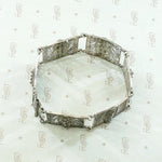 Bohemian Sterling Filigree Panel Bracelet