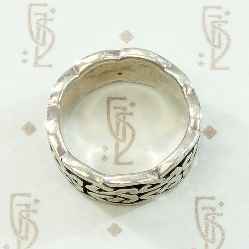 Celtic Knot Vintage Silver Band