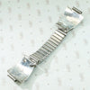 Silver Watch Band with Carved Green Turquoise
