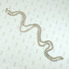 Italian Sterling Flattened Curb Chain Necklace