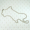 Italian Sterling Flattened Curb Chain Necklace