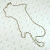Italian Sterling Flattened Curb Chain Necklace