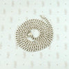 Italian Sterling Flattened Curb Chain Necklace
