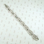 Rhinestone Waves Trifari Bracelet