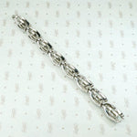 Rhinestone Waves Trifari Bracelet