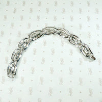 Rhinestone Waves Trifari Bracelet