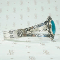 Classic Silver & Turquoise Cuff from Bell Trading Post