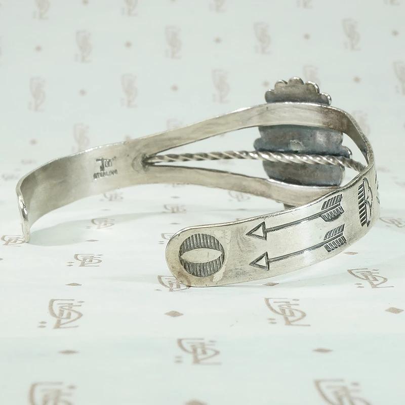 Classic Silver & Turquoise Cuff from Bell Trading Post