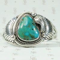 Wee Showstopper Navajo Silver & Turquoise Cuff