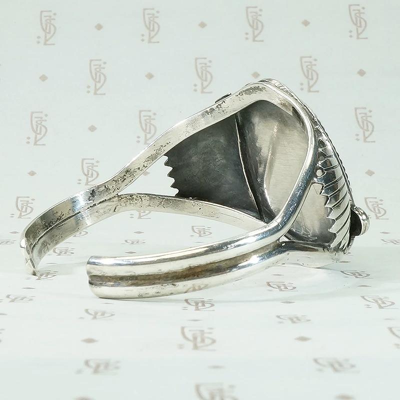 Wee Showstopper Navajo Silver & Turquoise Cuff
