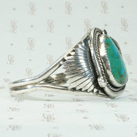 Wee Showstopper Navajo Silver & Turquoise Cuff