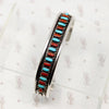 Zuni Needle Point Silver Cuff Signed E. L. Lonasee