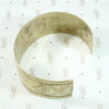 North African Engraved White Brass Cuff