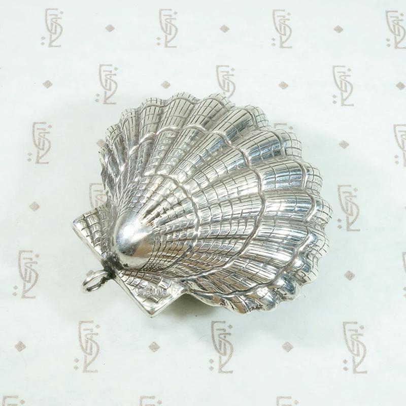 Sterling Scallop Shell Ornament by Topázio