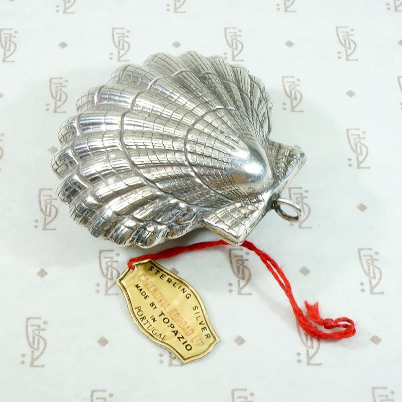 Sterling Scallop Shell Ornament by Topázio