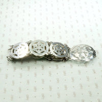 Supple Siamese Silver Flower Belt