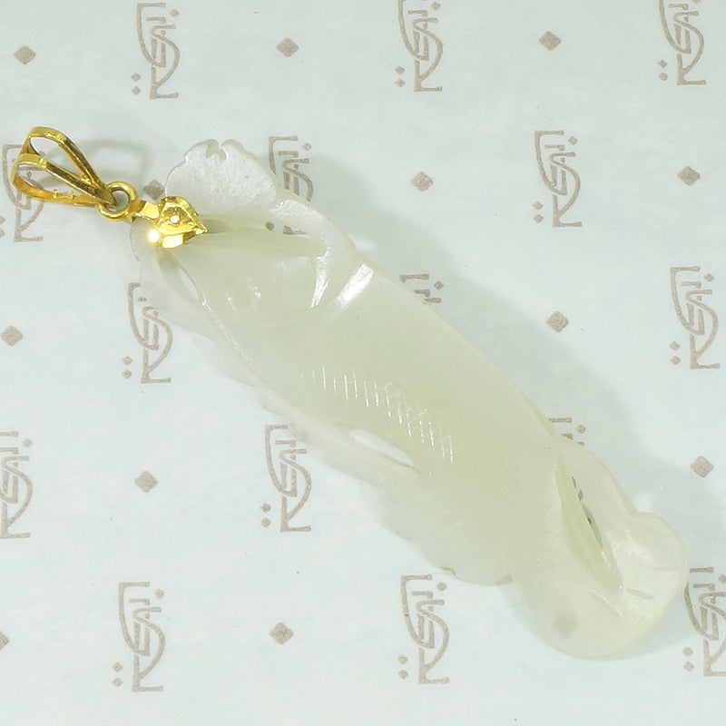 Lovely Jade Carving of a Swimming Fish