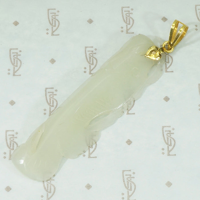 Lovely Jade Carving of a Swimming Fish