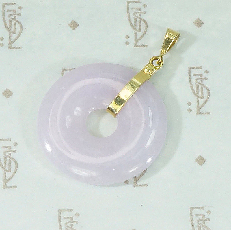Translucent Lavender Jade Pendant