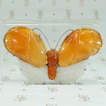 Glorious Red Jade and Opal Butterfly