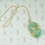 Double Dragon Jade Pendant