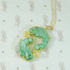 Double Dragon Jade Pendant