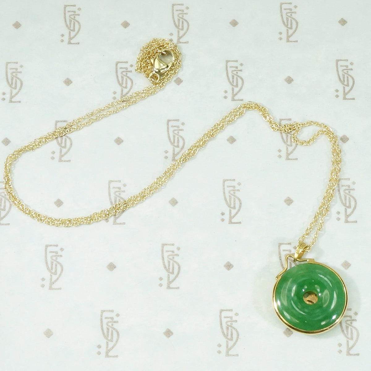 Wonderful Translucent Jade Happiness Pendant