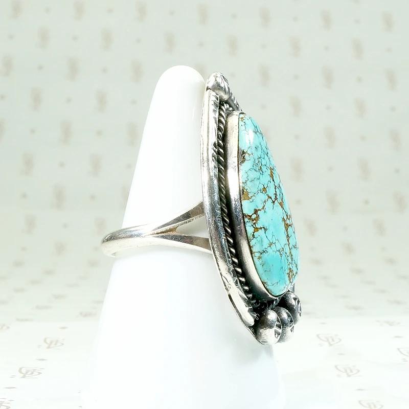 Royston Turquoise in Sterling Silver Ring