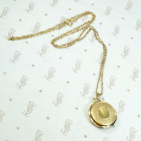 Swanky Little Mid Century Gold Filled Locket