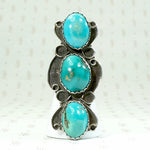 Sublime Royston Turquoise Hopi Ring by Bear