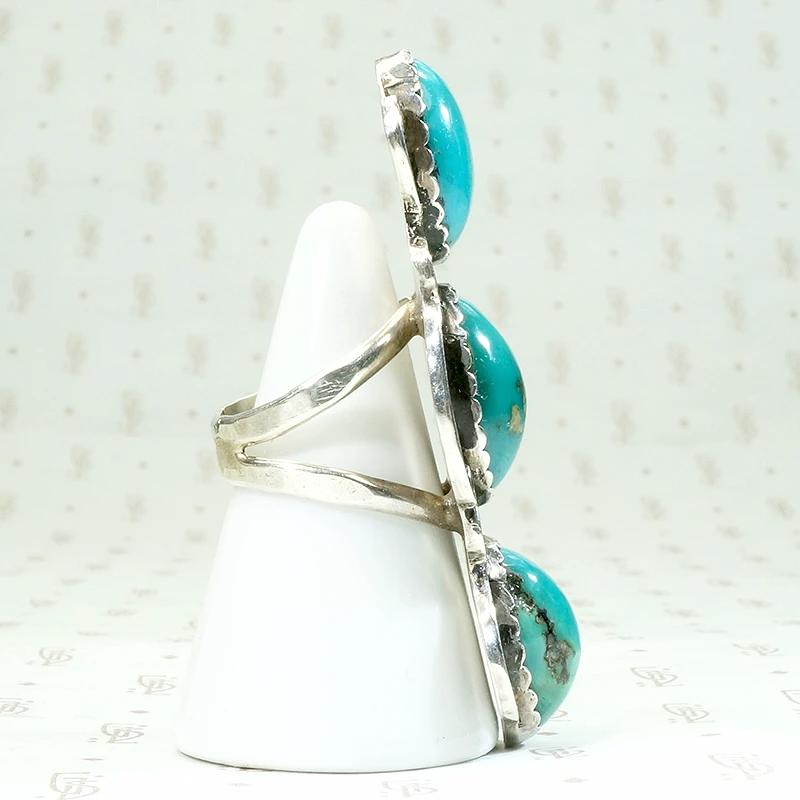 Sublime Royston Turquoise Hopi Ring by Bear