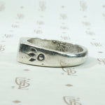 Little Paws Turquoise & Sterling Signet Band