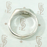 Little Paws Turquoise & Sterling Signet Band